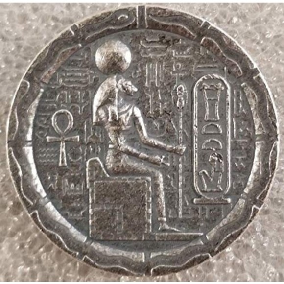 Cat Goddess 1/2 oz Silver Ultra High Relief Round/Pendant NECKLACE - Picture 3 of 8